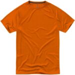 MPG115362 camiseta cool fit de manga corta para hombre naranja malla con un acabado cool fit 100 pol 2