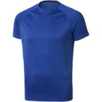 MPG115363 camiseta cool fit de manga corta para hombre azul malla con un acabado cool fit 100 polies 1