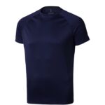 MPG115364 camiseta cool fit de manga corta para hombre azul malla con un acabado cool fit 100 polies 1
