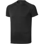 MPG115365 camiseta cool fit de manga corta para hombre negro malla con un acabado cool fit 100 polie 1