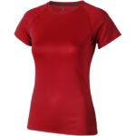 MPG115368 camiseta cool fit de manga corta para mujer rojo malla con un acabado cool fit 100 poliest 1