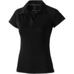 MPG115382 polo cool fit de manga corta para mujer negro punto pique con un acabado cool fit 100 poli 1