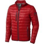 MPG115383 chaqueta ligera de plumon natural de hombre rojo tejido dull cire 20d con acabado repelent 1