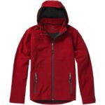 MPG115395 chaqueta softshell de hombre rojo tejido 90 poliester 10 elastano 300 gm2 bonding microfor 2