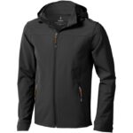 MPG115399 chaqueta softshell de hombre gris tejido 90 poliester 10 elastano 300 gm2 bonding microfor 1