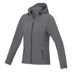 MPG115404 chaqueta softshell de mujer gris tejido 90 poliester 10 elastano 300 gm2 bonding microforr 1