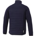 MPG115407 chaqueta aislante hibrida de hombre azul tejido dull cire de poliester 380t con repelente 3