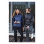 MPG115408 chaqueta aislante hibrida de hombre gris tejido dull cire de poliester 380t con repelente 2