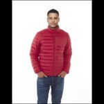 MPG115413 chaqueta con aislamiento para hombre rojo tejido dull cire de poliester 380t 100 nylon 38 6
