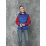 MPG115440 chaleco con aislamiento para mujer azul tejido dull cire de poliester 380t 100 nylon 38 gm 5