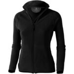 MPG115454 chaqueta de forro con cremallera completa de mujer negro microforro 100 poliester 190 gm2 1