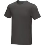 MPG115472 camiseta organica gots de manga corta para hombre gris punto de jersey sencillo 100 algodo 1