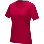 MPG115475 camiseta organica gots de manga corta para mujer rojo punto de jersey sencillo 100 algodon 1