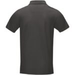 MPG115482 polo organico gots de manga corta para hombre gris punto pique 100 algodon organico con ce 3