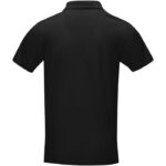 MPG115483 polo organico gots de manga corta para hombre negro punto pique 100 algodon organico con c 3