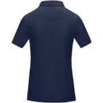 MPG115486 polo organico gots de manga corta para mujer azul punto pique 100 algodon organico con cer 3
