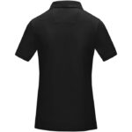 MPG115488 polo organico gots de manga corta para mujer negro punto pique 100 algodon organico con ce 3
