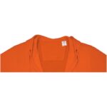 MPG115511 sudadera con capucha y cremallera completa para hombre naranja punto 50 algodon 50 poliest 4