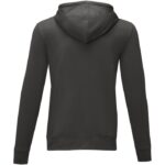 MPG115515 sudadera con capucha y cremallera completa para hombre gris punto 50 algodon 50 poliester 3