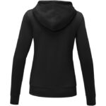 MPG115524 sudadera con capucha y cremallera completa para mujer negro punto 50 algodon 50 poliester 3