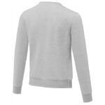 MPG115530 jersey de cuello redondo para hombre gris punto 50 algodon 50 poliester 240 gm2 3