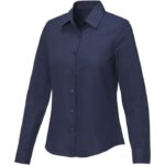 MPG115543 camisa de manga larga para mujer azul oxford 55 algodon 45 poliester 130 gm2 1