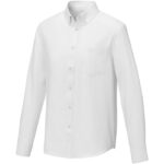 MPG115568 camisa de manga larga para hombre blanco oxford 55 algodon 45 poliester 130 gm2 1