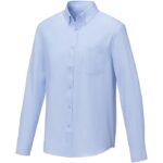 MPG115569 camisa de manga larga para hombre azul oxford 55 algodon 45 poliester 130 gm2 1