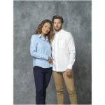 MPG115569 camisa de manga larga para hombre azul oxford 55 algodon 45 poliester 130 gm2 5