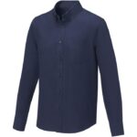MPG115570 camisa de manga larga para hombre azul oxford 55 algodon 45 poliester 130 gm2 1