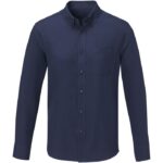 MPG115570 camisa de manga larga para hombre azul oxford 55 algodon 45 poliester 130 gm2 2