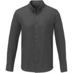 MPG115571 camisa de manga larga para hombre gris oxford 55 algodon 45 poliester 130 gm2 2