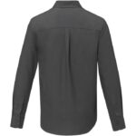 MPG115571 camisa de manga larga para hombre gris oxford 55 algodon 45 poliester 130 gm2 3