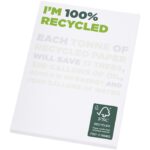MPG115578 libreta a7 de papel reciclado blanco papel reciclado 80 gm2 carton reciclado 280 gm2 1