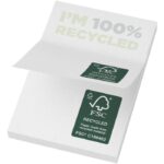 MPG115580 bloc de notas adhesivas de papel reciclado de 50 x 75mm blanco papel reciclado 80 gm2 cart 1