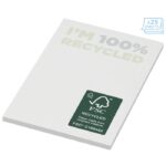 MPG115580 bloc de notas adhesivas de papel reciclado de 50 x 75mm blanco papel reciclado 80 gm2 cart 3