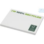 MPG115582 bloc de notas adhesivas de papel reciclado de 100 x 75mm blanco papel reciclado 80 gm2 car 4