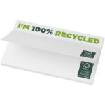 MPG115583 bloc de notas adhesivas de papel reciclado de 127 x 75mm blanco papel reciclado 80 gm2 car 1