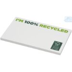MPG115583 bloc de notas adhesivas de papel reciclado de 127 x 75mm blanco papel reciclado 80 gm2 car 4