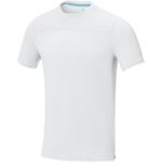 MPG115584 camiseta cool fit de manga corta para hombre en grs reciclado blanco malla con un acabado 1
