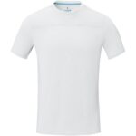 MPG115584 camiseta cool fit de manga corta para hombre en grs reciclado blanco malla con un acabado 2