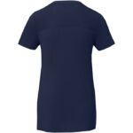 MPG115588 camiseta cool fit de manga corta para mujer en grs reciclado azul malla con un acabado coo 3