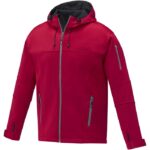 MPG115620 chaqueta softshell para hombre rojo punto de jersey sencillo 90 poliester 10 elastano 360 1