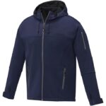 MPG115622 chaqueta softshell para hombre azul punto de jersey sencillo 90 poliester 10 elastano 360 1