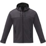 MPG115623 chaqueta softshell para hombre gris punto de jersey sencillo 90 poliester 10 elastano 360 2