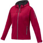 MPG115625 chaqueta softshell para mujer rojo punto de jersey sencillo 90 poliester 10 elastano 360 g 1