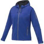 MPG115626 chaqueta softshell para mujer azul punto de jersey sencillo 90 poliester 10 elastano 360 g 1