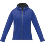 MPG115626 chaqueta softshell para mujer azul punto de jersey sencillo 90 poliester 10 elastano 360 g 2