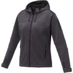 MPG115628 chaqueta softshell para mujer gris punto de jersey sencillo 90 poliester 10 elastano 360 g 1