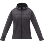 MPG115628 chaqueta softshell para mujer gris punto de jersey sencillo 90 poliester 10 elastano 360 g 2